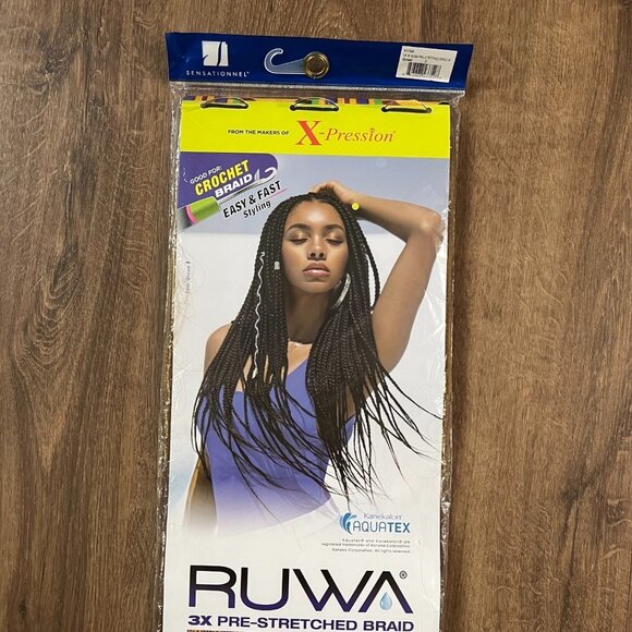 NEW Sensationnel Pre-Stretched Braiding Hair - 3X Ruwa - Picture 8 of 9